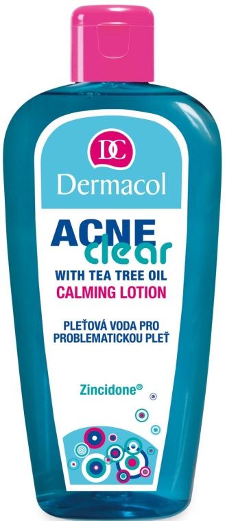 Łagodzący płyn oczyszczający do skóry problematycznej - Dermacol AcneClear Calming Lotion — Zdjęcie N1
