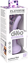 Dildo, pastelowa lawenda - PipeDream Dillio Platinum Collection Curious Five Purple — Zdjęcie N2