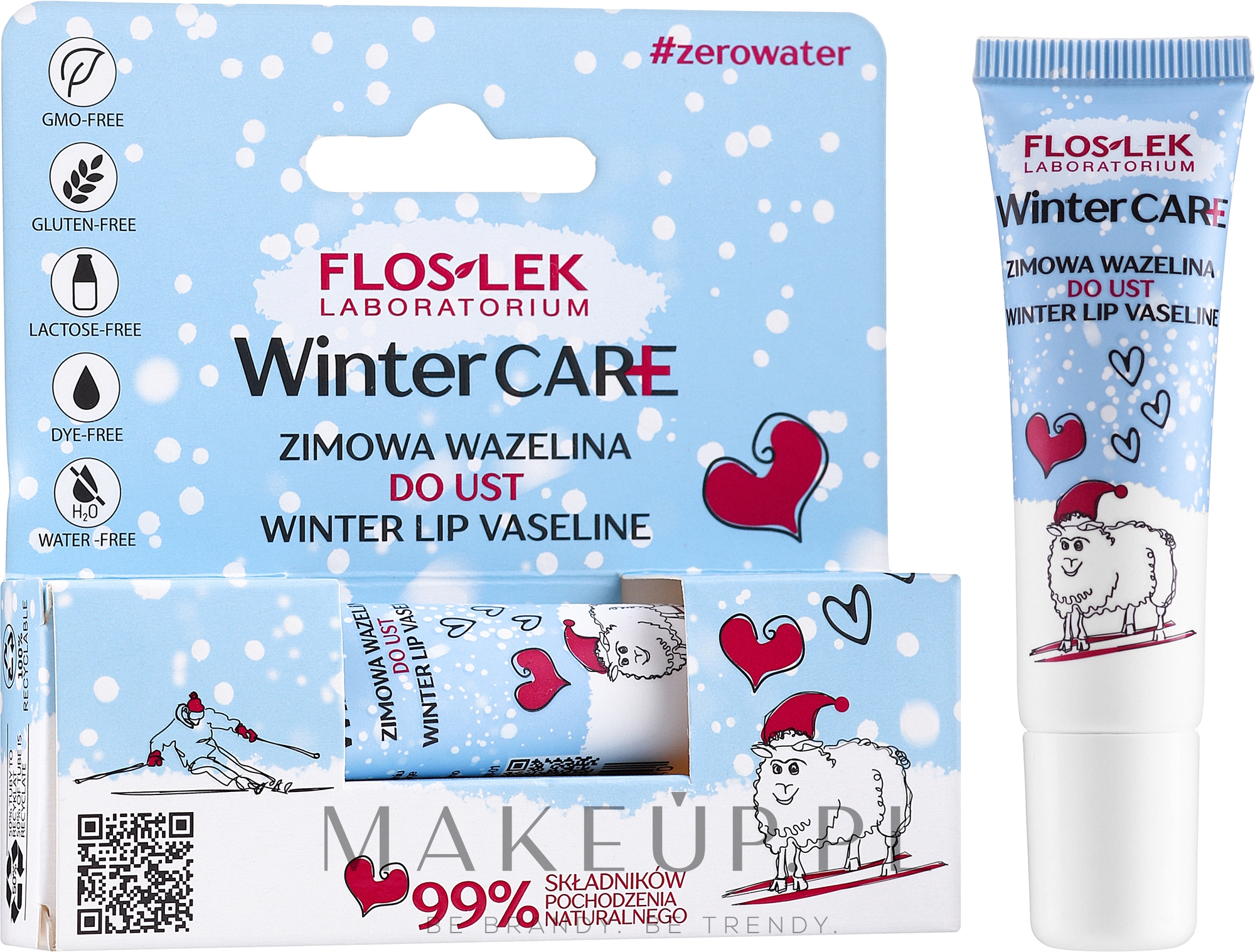Zimowa wazelina do ust - Floslek Winter Care Lip Vaseline — Zdjęcie 10 g