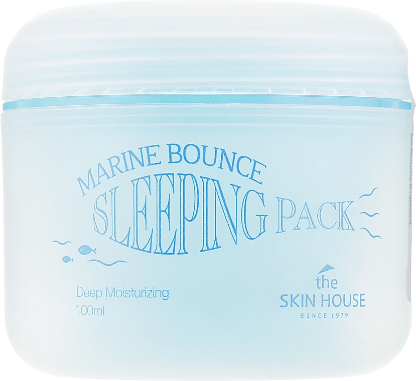 Głęboko nawilżająca maska do twarzy na noc - The Skin House Marine Bounce Sleeping Pack — Zdjęcie N1