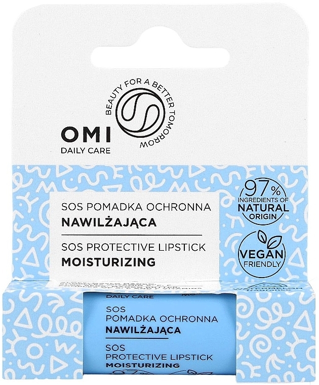 Nawilżający balsam do ust - Allvernum Omi Daily Care SOS Protective Lipstick Moisturizing — Zdjęcie N1