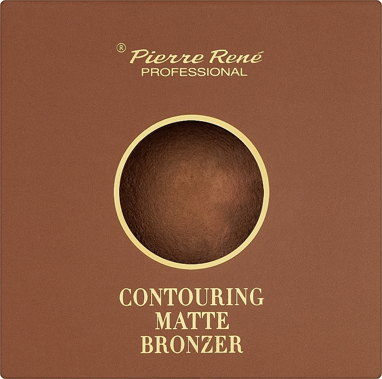 Puder brązujący z efektem matującym - Pierre Rene Contouring Matte Bronzer — Zdjęcie N2