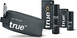 Kup Zestaw do pielęgnacji twarzy dla mężczyzn - True Men Skin Care (cr 50ml + ser 20 ml + bag 1 pc)