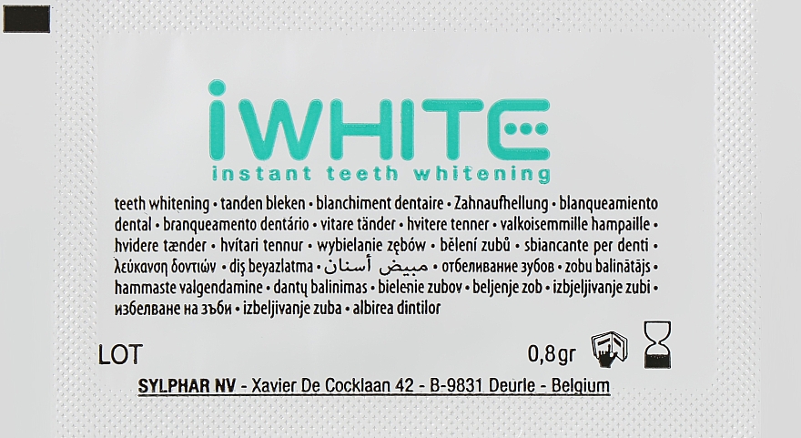Zestaw do wybielania zębów, 10 sztuk - IWhite Diamond Whitening Kit — Zdjęcie N2