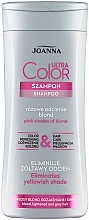 Kup Szampon nadający rożowy kolor i eliminujący żółtawy odcień do włosów blond, rozjaśnianych i siwych - Joanna Ultra Color System