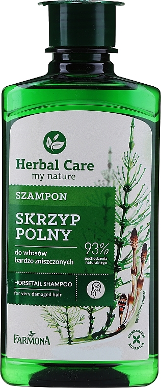 PRZECENA! Szampon do włosów bardzo zniszczonych Skrzyp polny - Farmona Herbal Care * — Zdjęcie N1