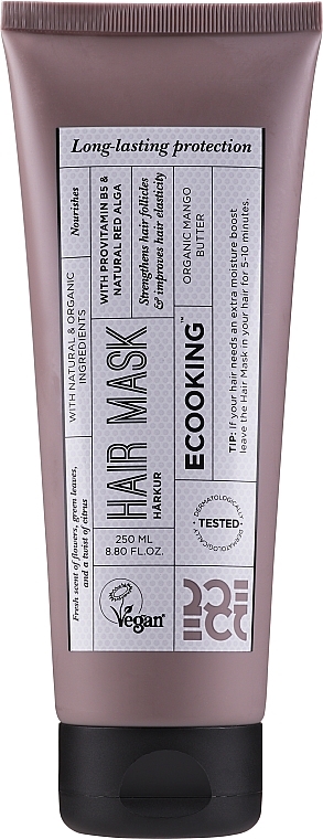 WYPRZEDAŻ Regenerująca maska ochronna do włosów suchych i zniszczonych - Ecooking Hair Mask * — Zdjęcie N2