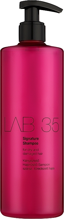 Szampon do włosów suchych i zniszczonych - Kallos Cosmetics LAB35 Signature Shampoo
