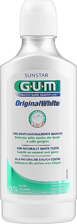 Płyn do płukania ust Naturalnie białe zęby - G.U.M Original White — Zdjęcie N3