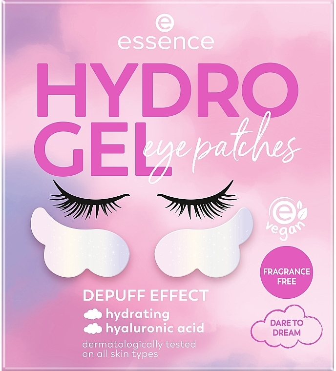 Płatki pod oczy Nie bój się marzyć - Essence Hydro Gel Dare To Dream Eye Patches  — Zdjęcie N1