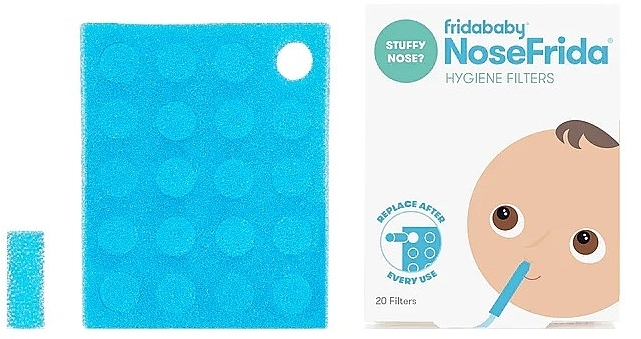 Filtry higieniczne do aspiratora do nosa - Frida Baby NoseFrida Hygienic Filters — Zdjęcie N1