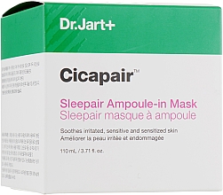 Kojąca maska do twarzy na noc - Dr. Jart+ Cicapair Sleepair Ampoule-in Mask — Zdjęcie N2