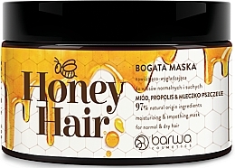 Maska do włosów normalnych i suchych - Barwa Honey Hair Mask — Zdjęcie N1