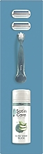 Zestaw - Gillette Venus Smooth (razor/1pc + refil/2pcs + shave/gel/75ml)  — Zdjęcie N2