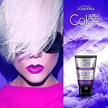 Koloryzująca odżywka do włosów Srebrny, popielaty blond - Joanna Ultra Color System  — Zdjęcie N2