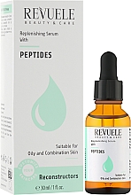 Przeciwstarzeniowe serum do twarzy - Revuele Replenishing Serum Peptides — Zdjęcie N2