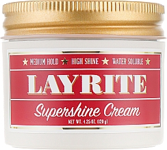 Wygładzający krem do stylizacji włosów - Layrite Supershine Hair Cream — Zdjęcie N2