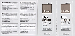 Zestaw próbek z olejkiem arganowym do włosów - Lakme K.Therapy Bio Argan — Zdjęcie N2