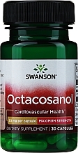 Suplement diety Oktakozanol, Maksymalna siła - Swanson Octacosanol Maximum-Strength 20 mg — Zdjęcie N1