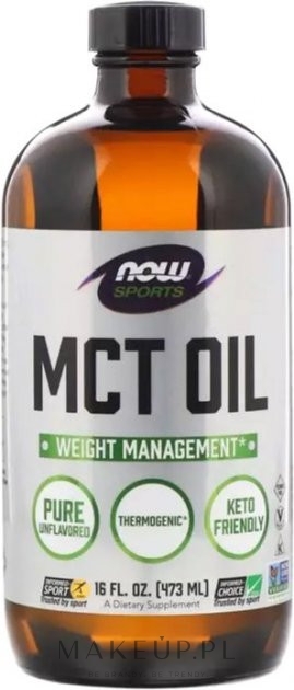 Płynny olej MCT - Now Foods Sports MCT Oil — Zdjęcie 473 ml