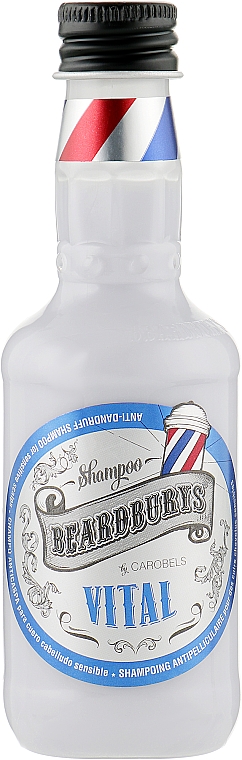 Szampon przeciwłupieżowy z efektem peelingującym - Beardburys Vital Shampoo — Zdjęcie N1