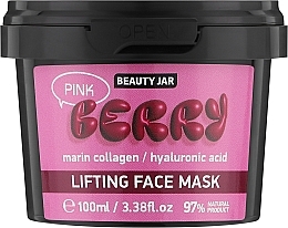 Maska liftingująca - Beauty Jar Pink Berry Lifting Face Mask — Zdjęcie N1