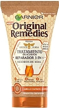 Produkt do pielęgnacji włosów 3 w 1 bez spłukiwania Honey Treasure - Garnier Original Remedies Repairing Honey Treasures Leave-In Treatment — Zdjęcie N1
