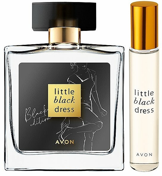 Avon Little Black Dress Black Edition - Zestw (edt/100ml + edt/10ml) — Zdjęcie N1