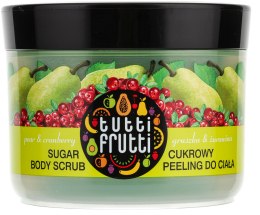 Cukrowy peeling do ciała Gruszka i żurawina - Farmona Tutti Frutti — Zdjęcie N2