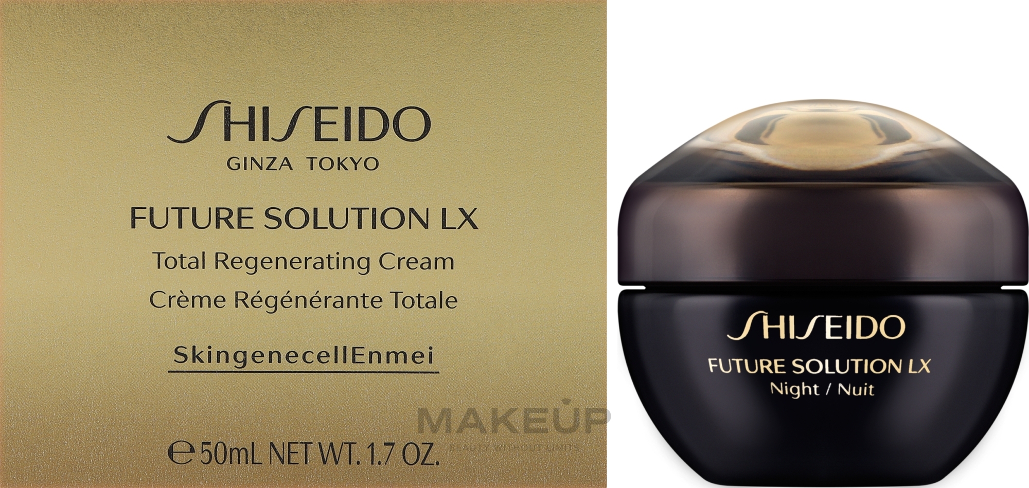 Intensywnie regenerujący krem do twarzy na noc - Shiseido Future Solution LX Total Regenerating Cream — Zdjęcie 50 ml