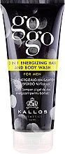 Kup Szampon i żel pod prysznic 2 w 1 dla mężczyzn - Kallos Cosmetics GoGo 2 In 1 Energizing Hair And Body Wash For Men