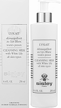 Mleczko do demakijażu z białą lilią - Sisley Lyslait Cleansing Milk With White Lily — Zdjęcie N2
