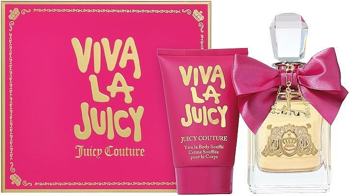 Juicy Couture Viva La Juicy - Zestaw (edp/100ml + b/souffle/125ml) — Zdjęcie N1