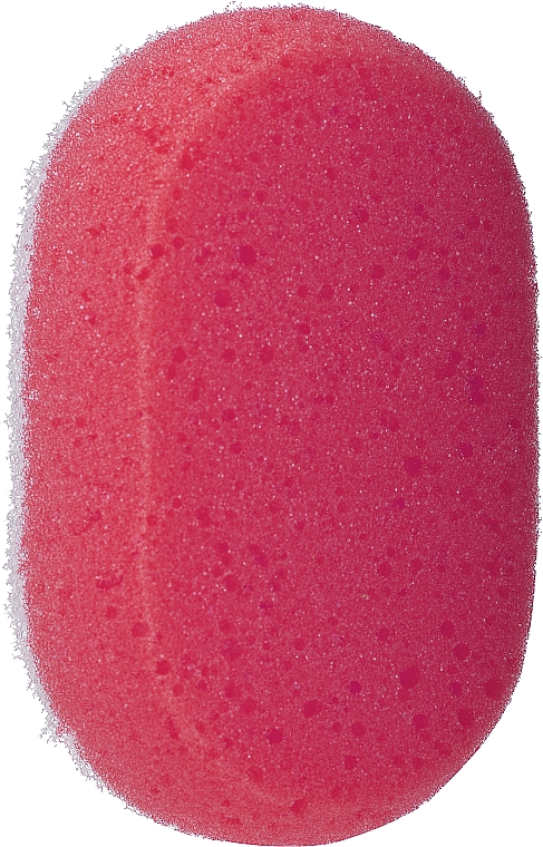 Gąbka pod prysznic, owalna, różowa - LULA — Zdjęcie N1