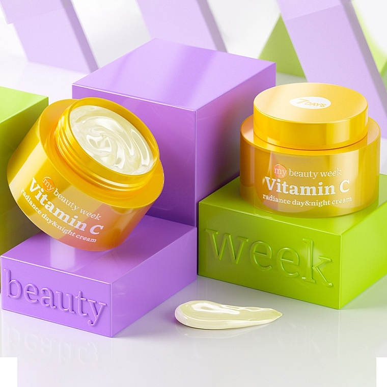 Rozświetlający krem ​​do twarzy - 7 Days My Beauty Week Vitamin C Radiance Day Night Cream — Zdjęcie N3