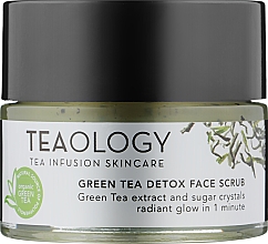 Peeling do twarzy z ekstraktem z zielonej herbaty - Teaology Green Tea Detox Face Scrub — Zdjęcie N1