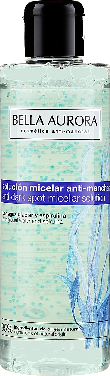 Płyn micelarny dla skóry z przebarwieniami - Bella Aurora Anti-Dark Spot Micellar Solution — Zdjęcie N1