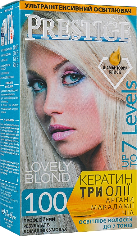 Intensywny rozjaśniacz do włosów - Vip's Prestige Lovely Blond 100 — Zdjęcie N1