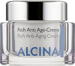 Odżywczy przeciwzmarszczkowy krem do twarzy - Alcina Rich Anti Aging Cream — Zdjęcie N2