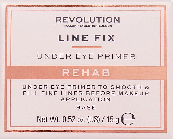 Baza pod oczy - Makeup Revolution Rehab Line Fix Under Eye Primer — Zdjęcie N2