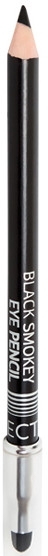 Kredka do oczu z gąbeczką - Affect Cosmetics Black Smokey Eye Pencil — Zdjęcie N1