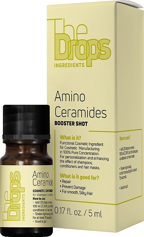 Kompleks na włosy - Pharma Group Laboratories The Drops Amino Ceramides Booster Shot — Zdjęcie N3