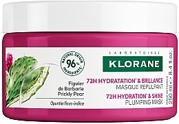 Kup Nawilżająco-nabłyszczająca maska z opuncją do włosów matowych i odwodnionych - Klorane 72H Hydration & Shine Plumping Mask With Prickly Pear