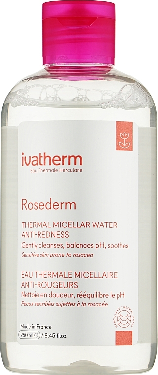 Micelarny lotion do twarzy przeciw zaczerwienieniom - Ivatherm Rosederm Anti-Redness Micellar Lotion — Zdjęcie N1