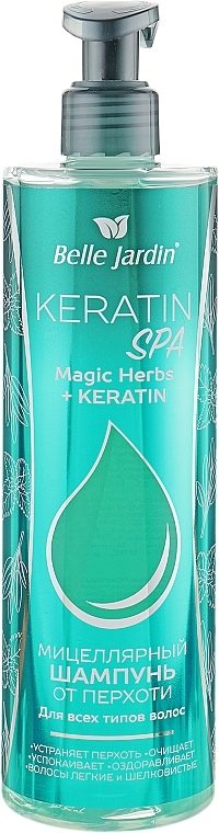 Przeciwłupieżowy szampon micelarny - Belle Jardin Keratin SPA Magic Herbs