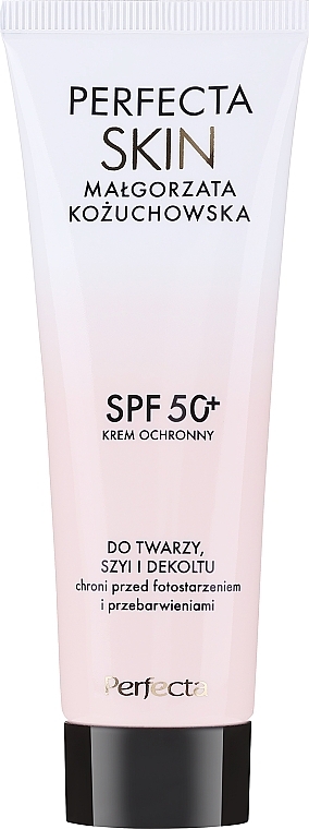 Ochronny krem do twarzy, szyi i dekoltu SPF50+ - Perfecta Skin — Zdjęcie N1