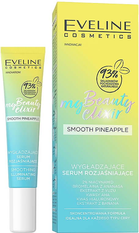 Wygładzające serum rozjaśniające - Eveline My Beauty Elixir Smooth Pineaple