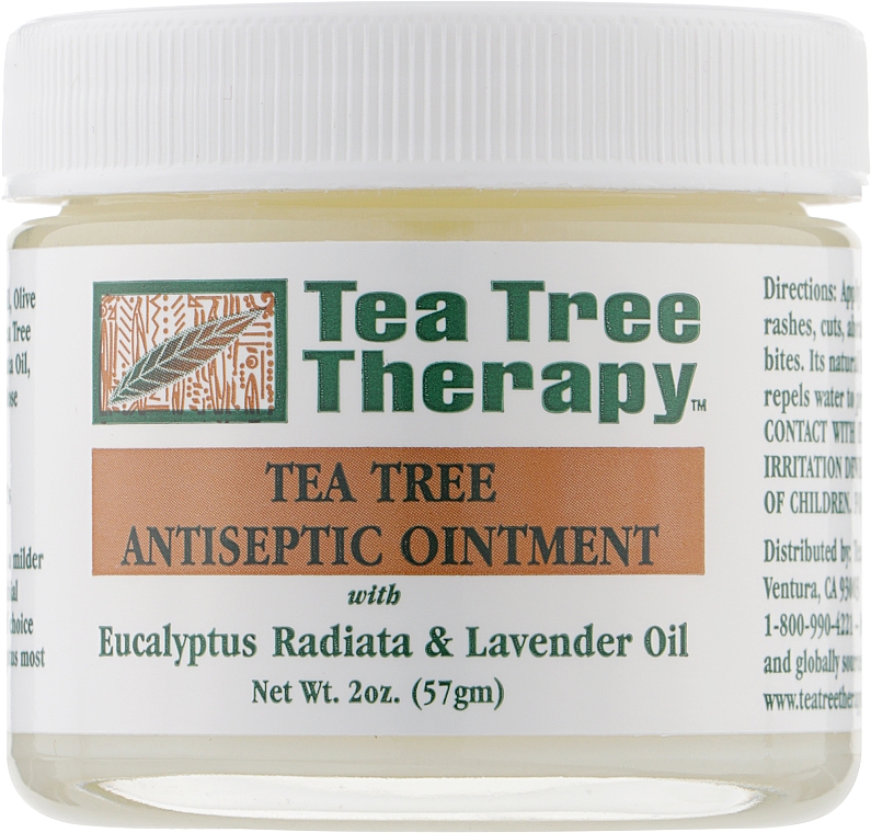 Maść antyseptyczna z olejkiem z eukaliptusa, lawendy i drzewa herbacianego - Tea Tree Therapy Antiseptic Cream With Tea Tree Oil — Zdjęcie N1