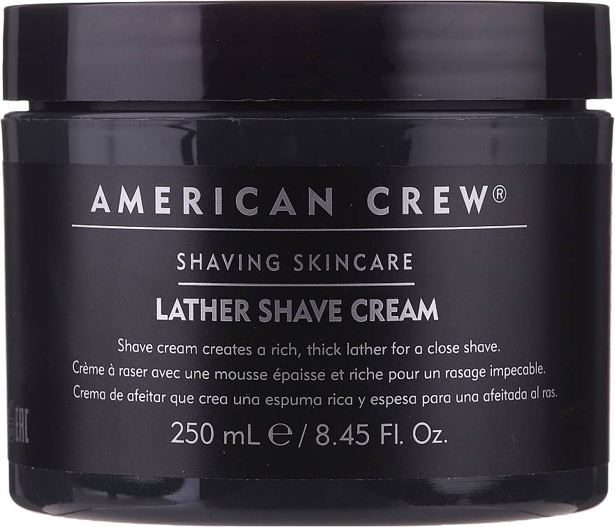 Krem do golenia dla mężczyzn - American Crew Shaving Skincare Lather Shave Cream — Zdjęcie N1