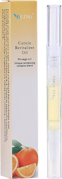 Olejek do skórek Pomarańcza - Bling Nails Cuticle Revitalizer Oil Orange Oil — Zdjęcie N1